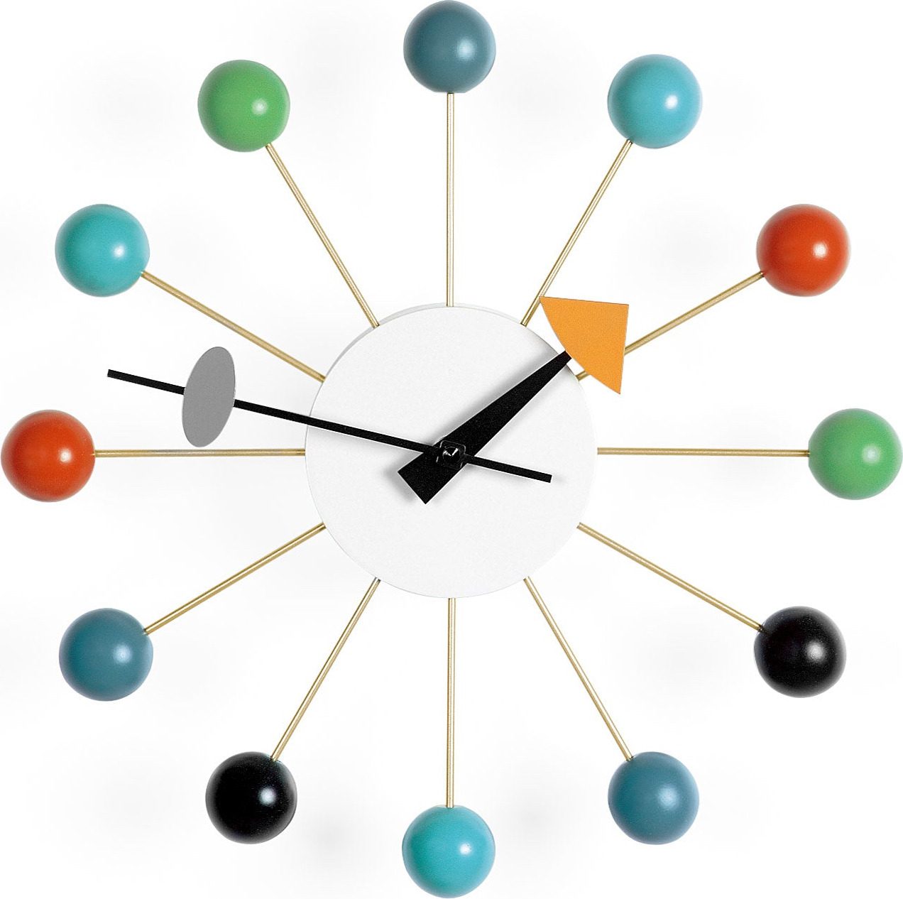Nelson Ball Clock Multicolor cover