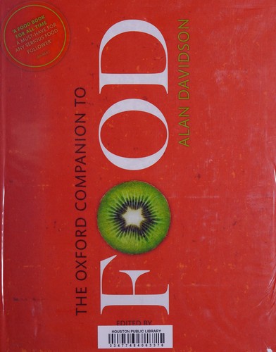 Oxford Companion to Food (Revised) cover