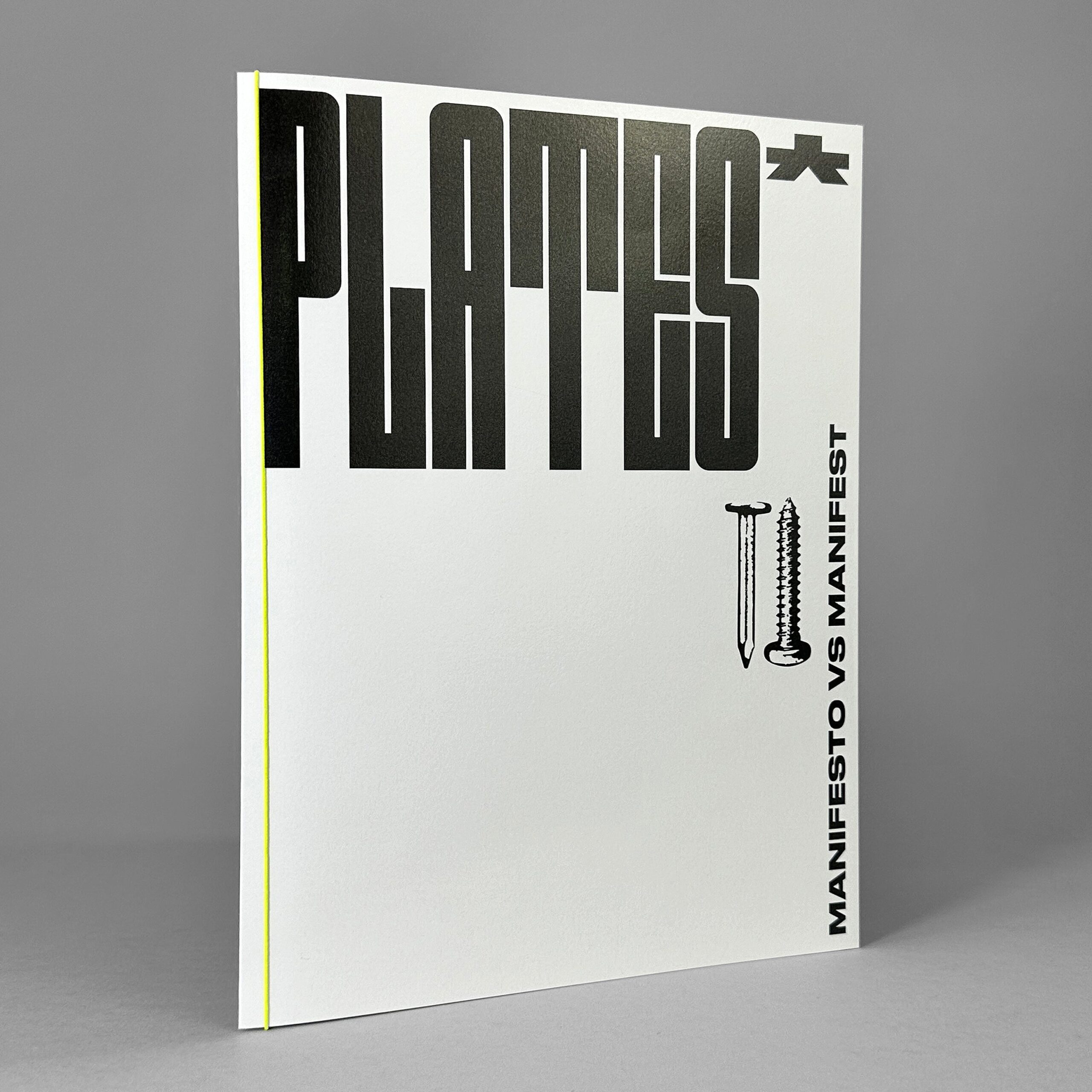 PLATES #1: Manifesto vs. Manifest