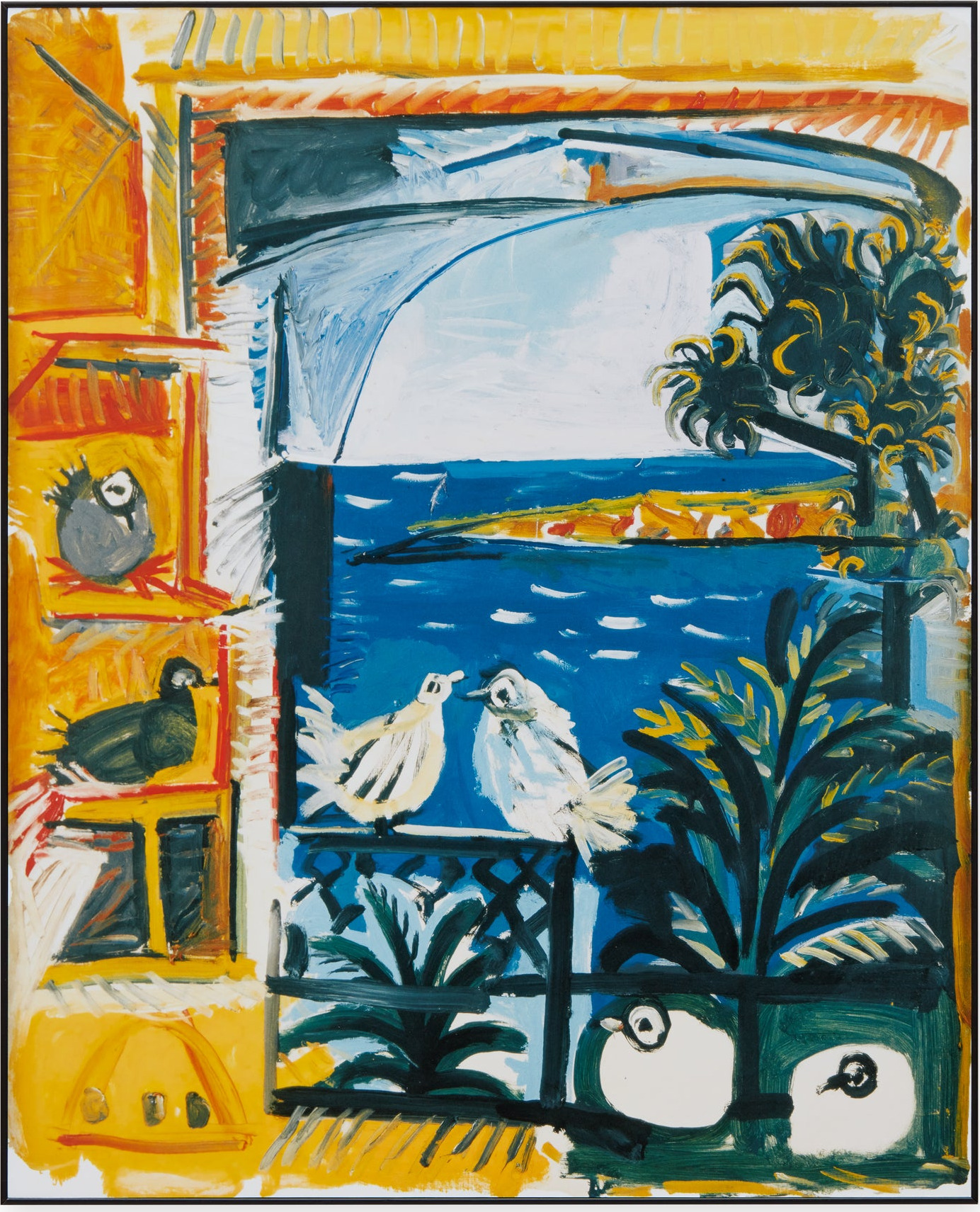 Pablo Picasso: The Pigeons Framed Print