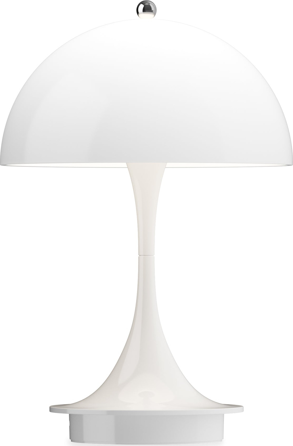 Panthella 160 Portable Table Lamp – White Opal