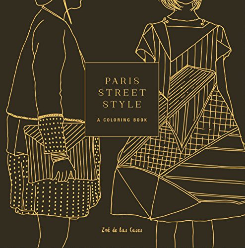 Paris Street Style: A Coloring Book cover