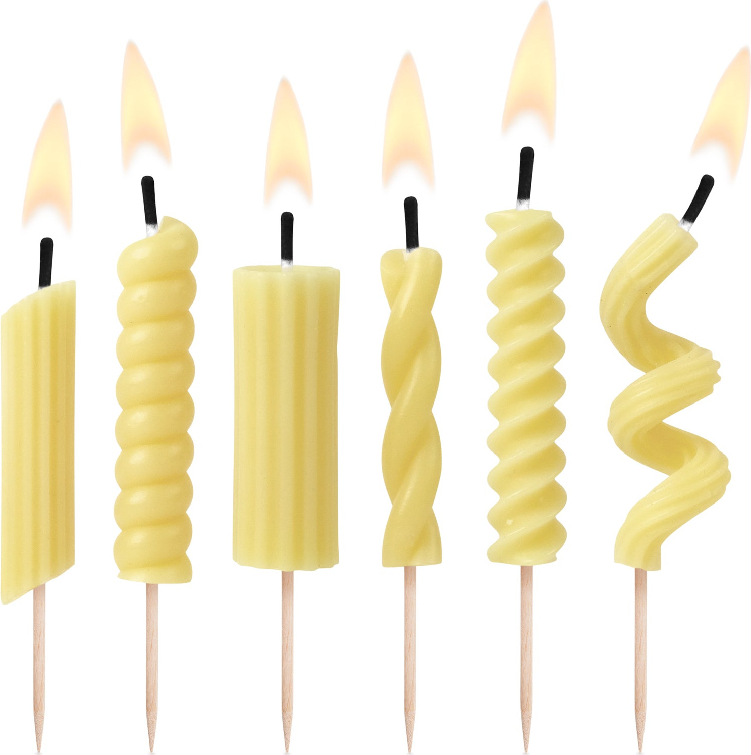 Pasta Party Candles – Set of 6