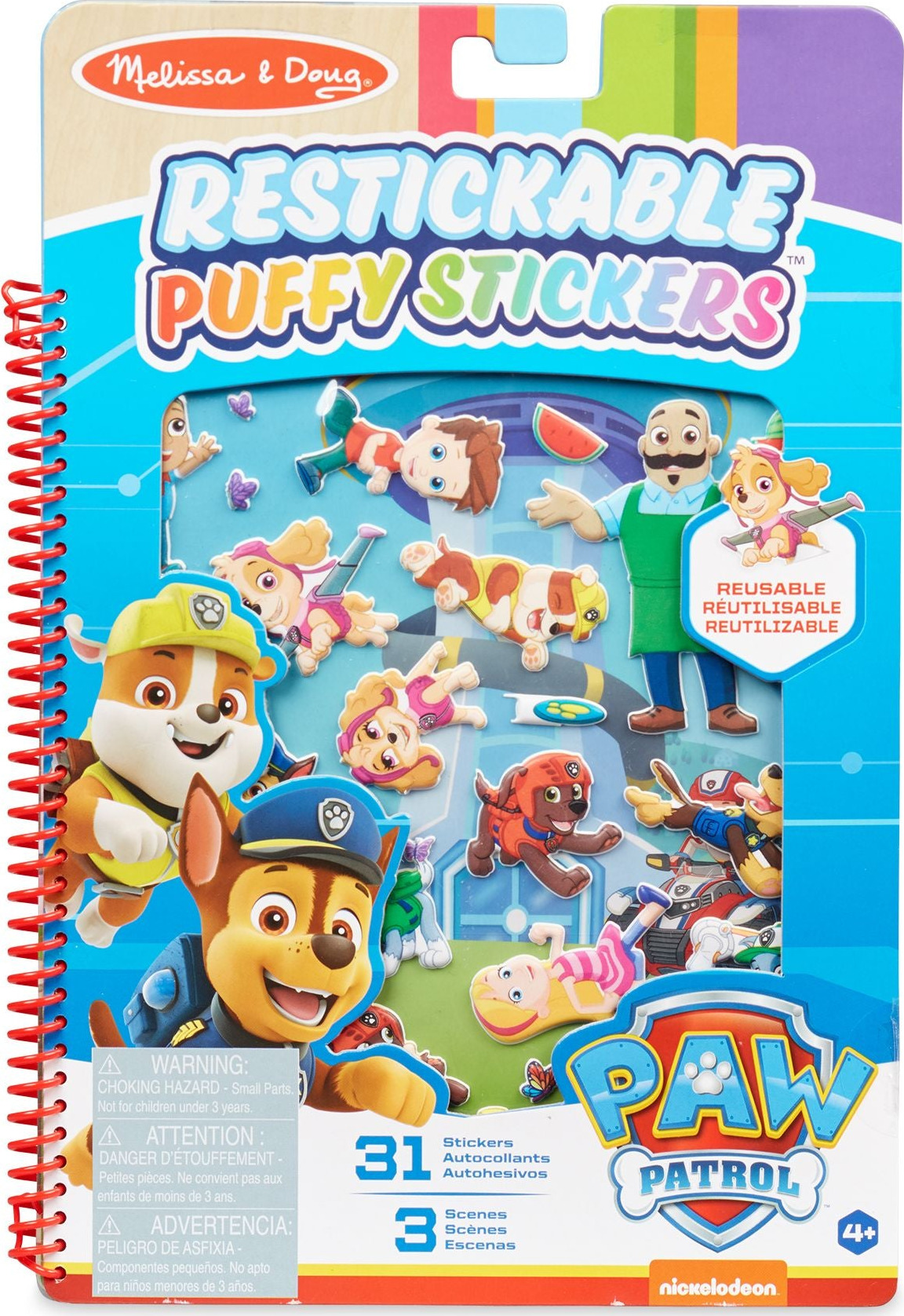 Paw Patrol Puffy Sticker – Adventure Bay cover