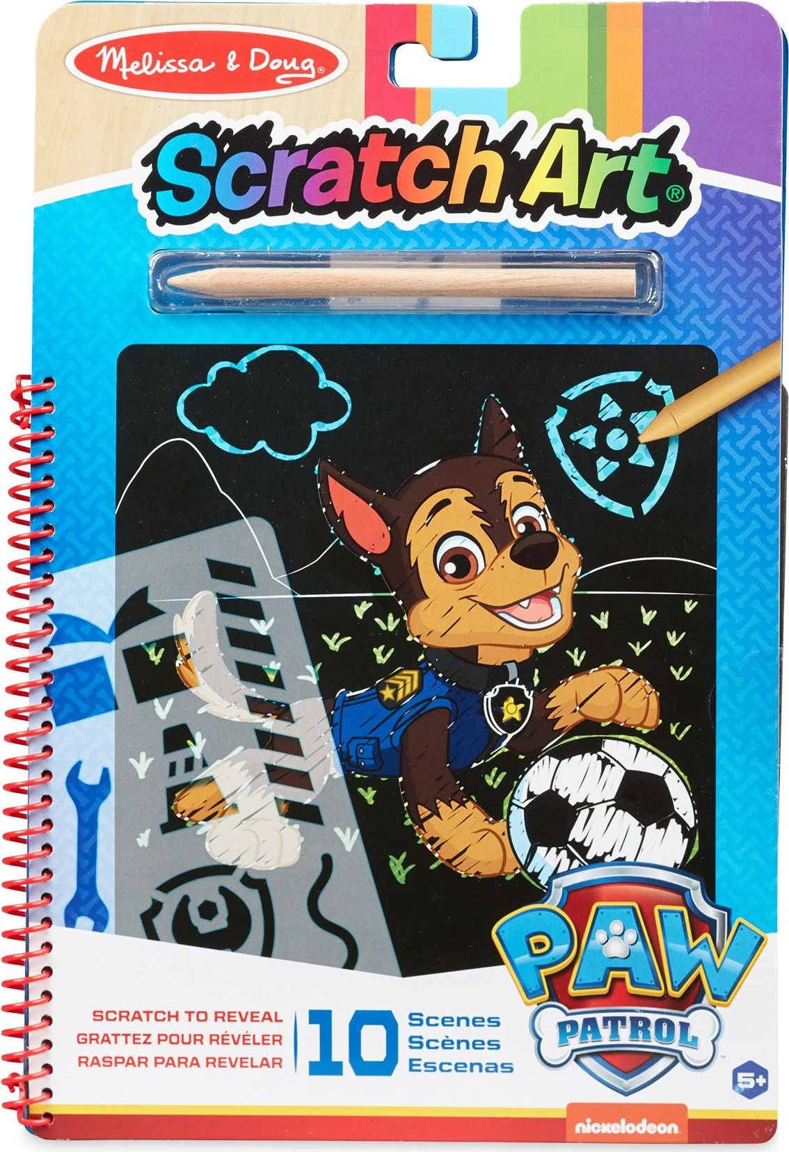Paw Patrol Scratch Art Pad – Chase cover