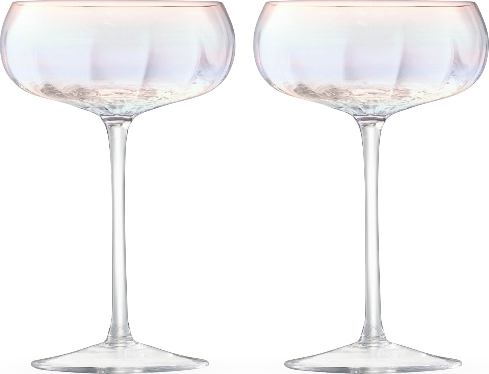 Pearl Glass Drinkware – Set of 2 – Coupe