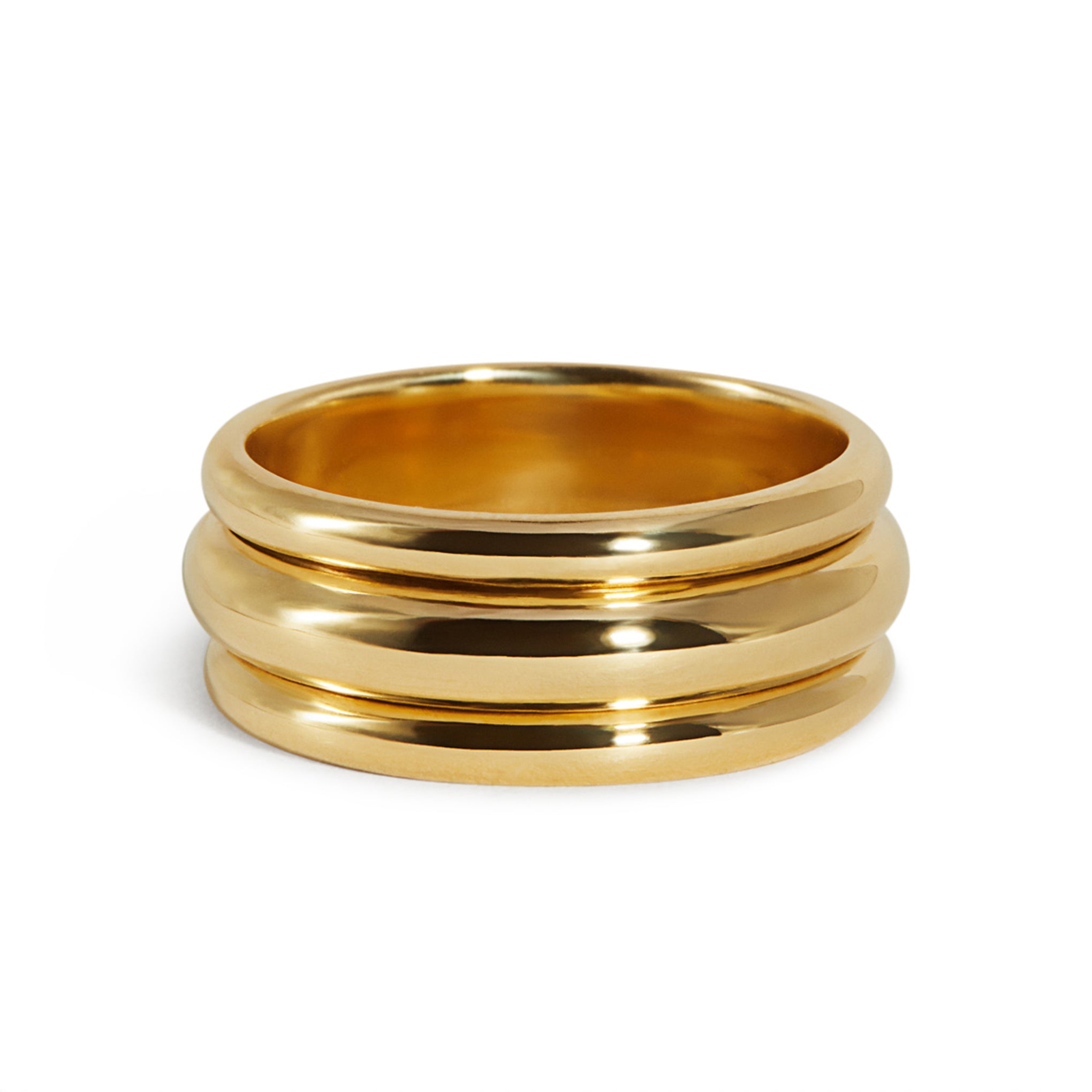 Pivot Ring III – 14k Yellow Gold