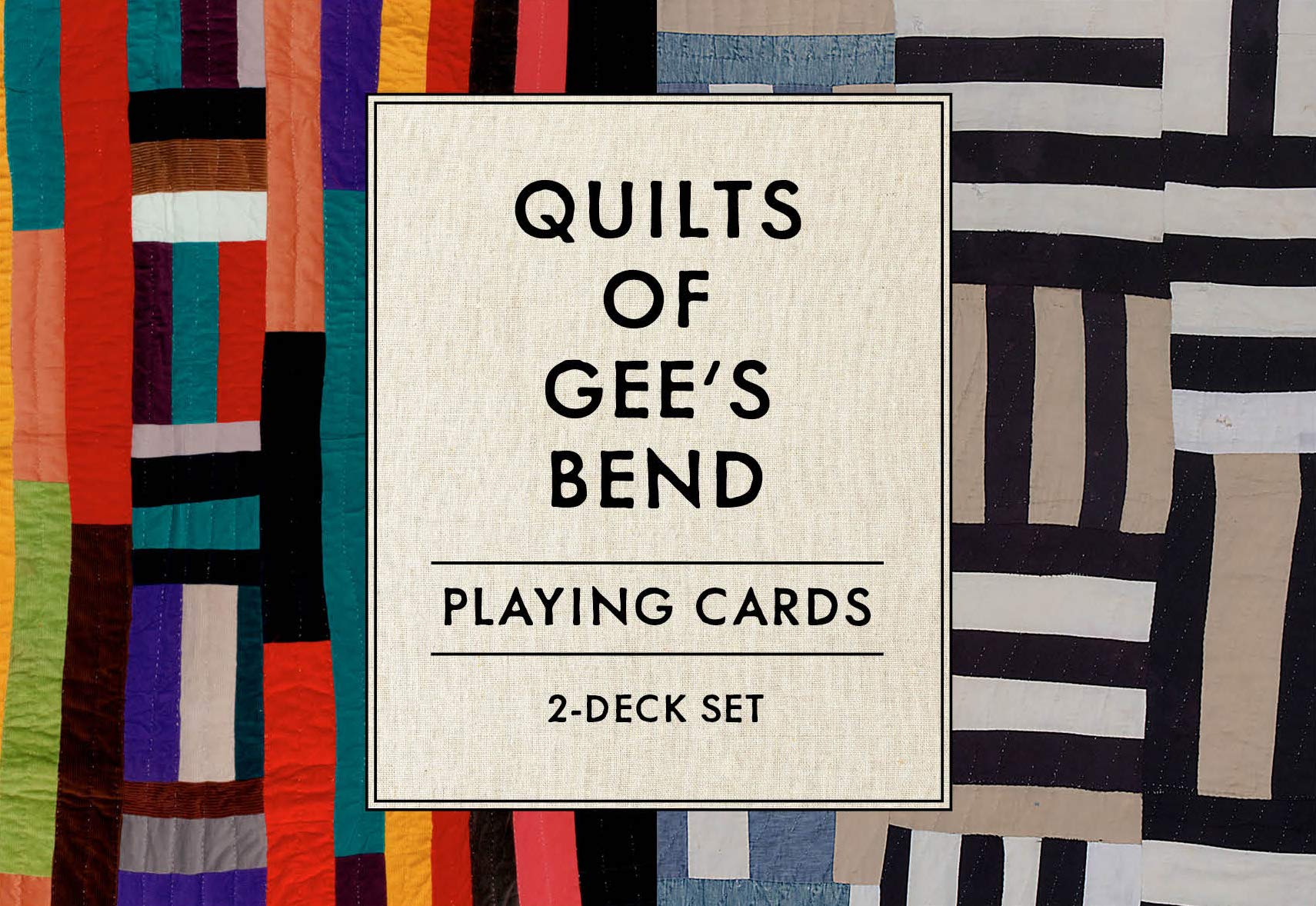 Quilts of Gee’s Bend Playing Cards // 2-Deck Set