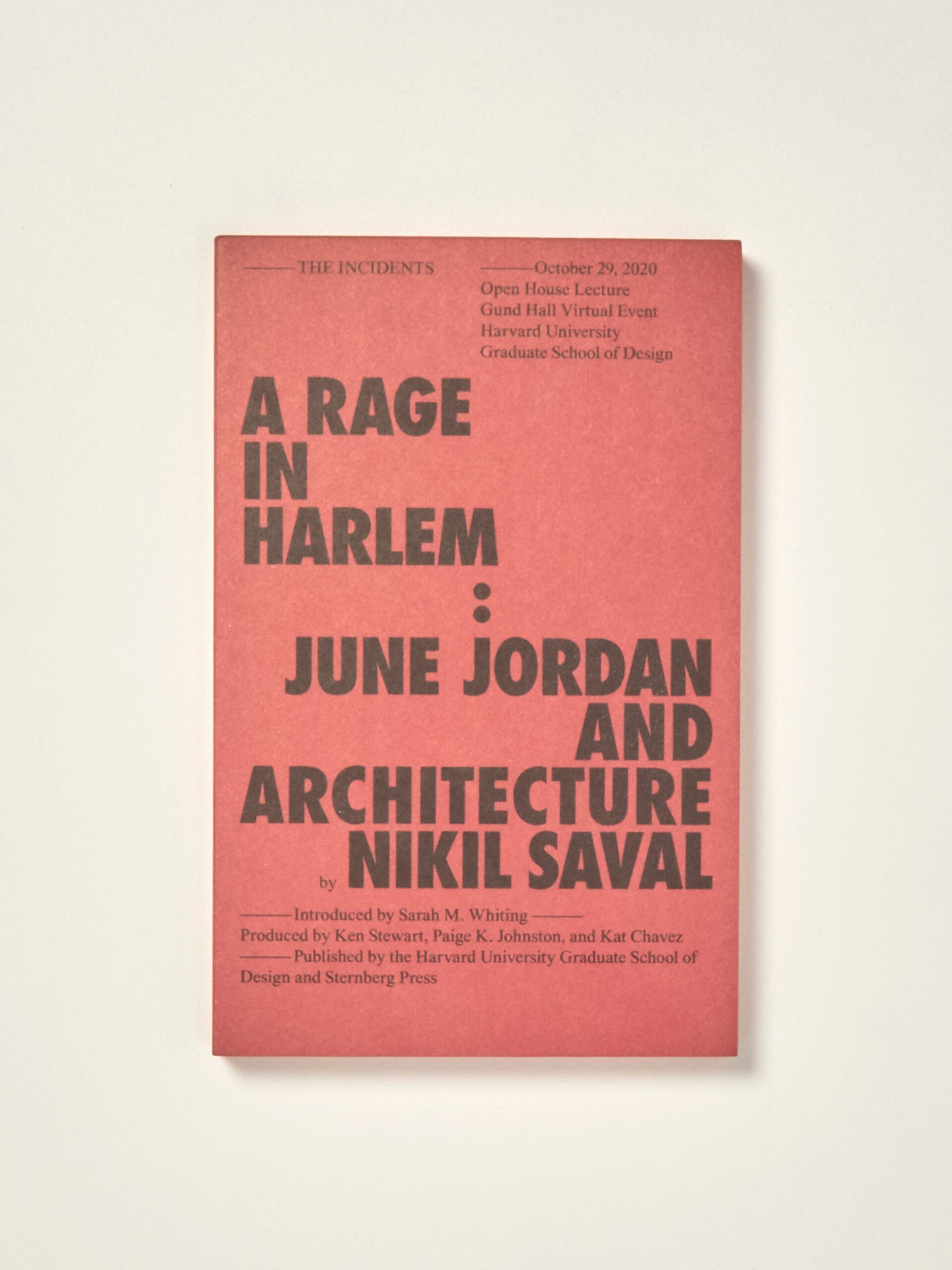Rage in Harlem: June Jordan and Architecture