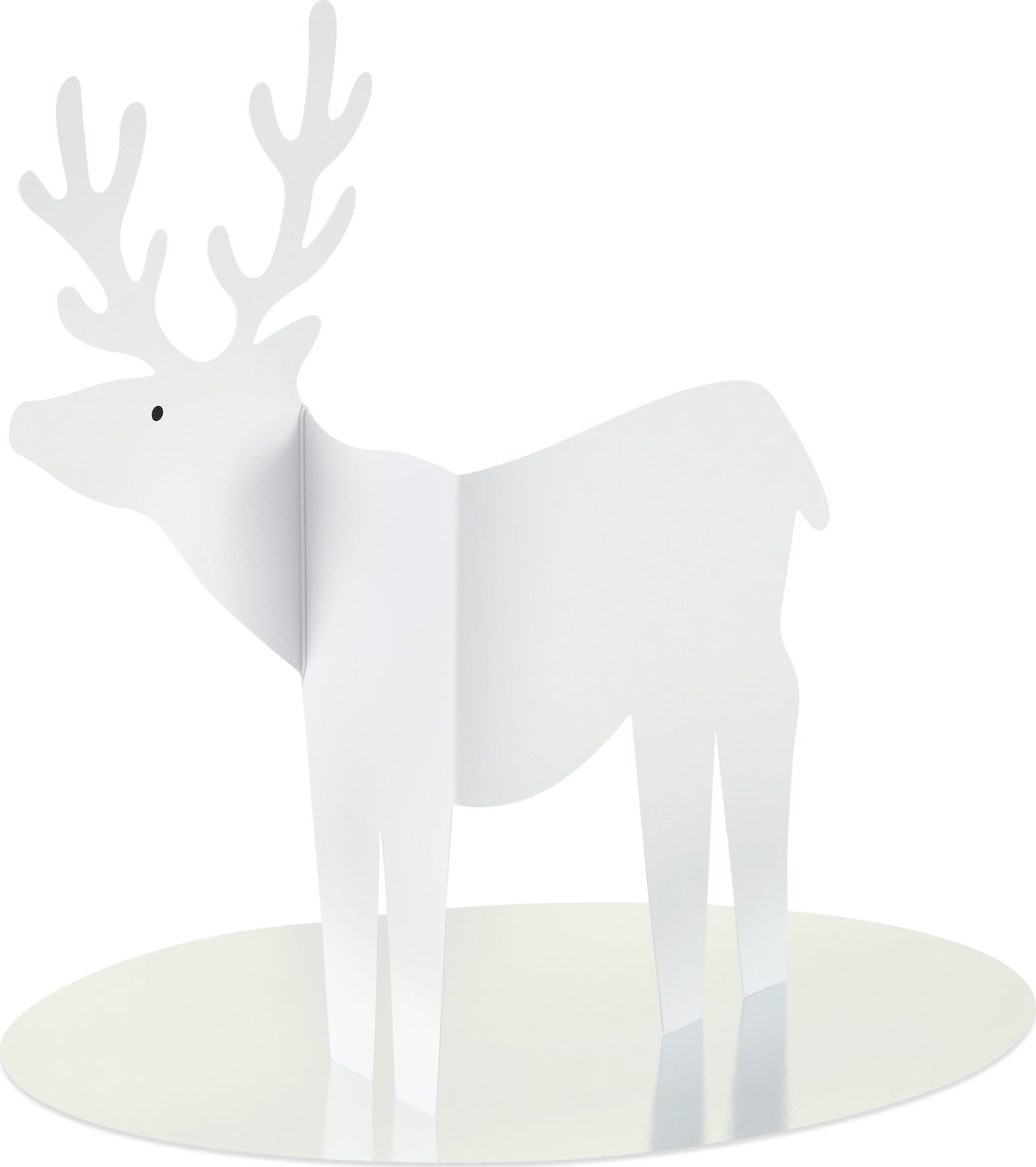 Reindeer on Pond Holiday Pop-Up Cards – Set of 8