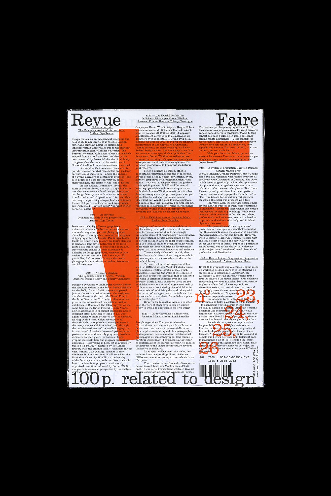 Revue Faire (23, 24, 25, 26)