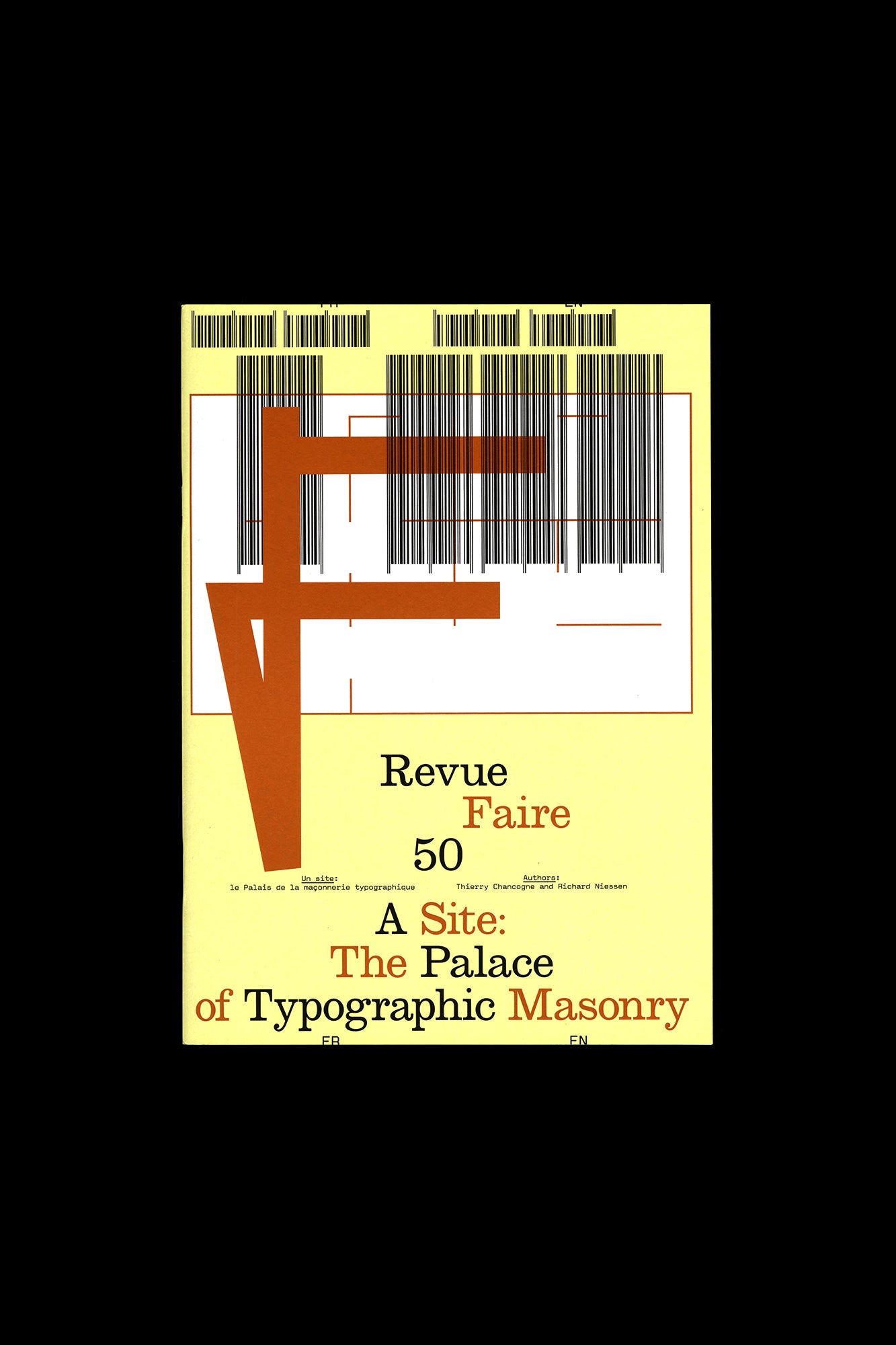 Revue Faire 50: A Site: The Palace of Typographic Masonry. Author Thierry Chancogne