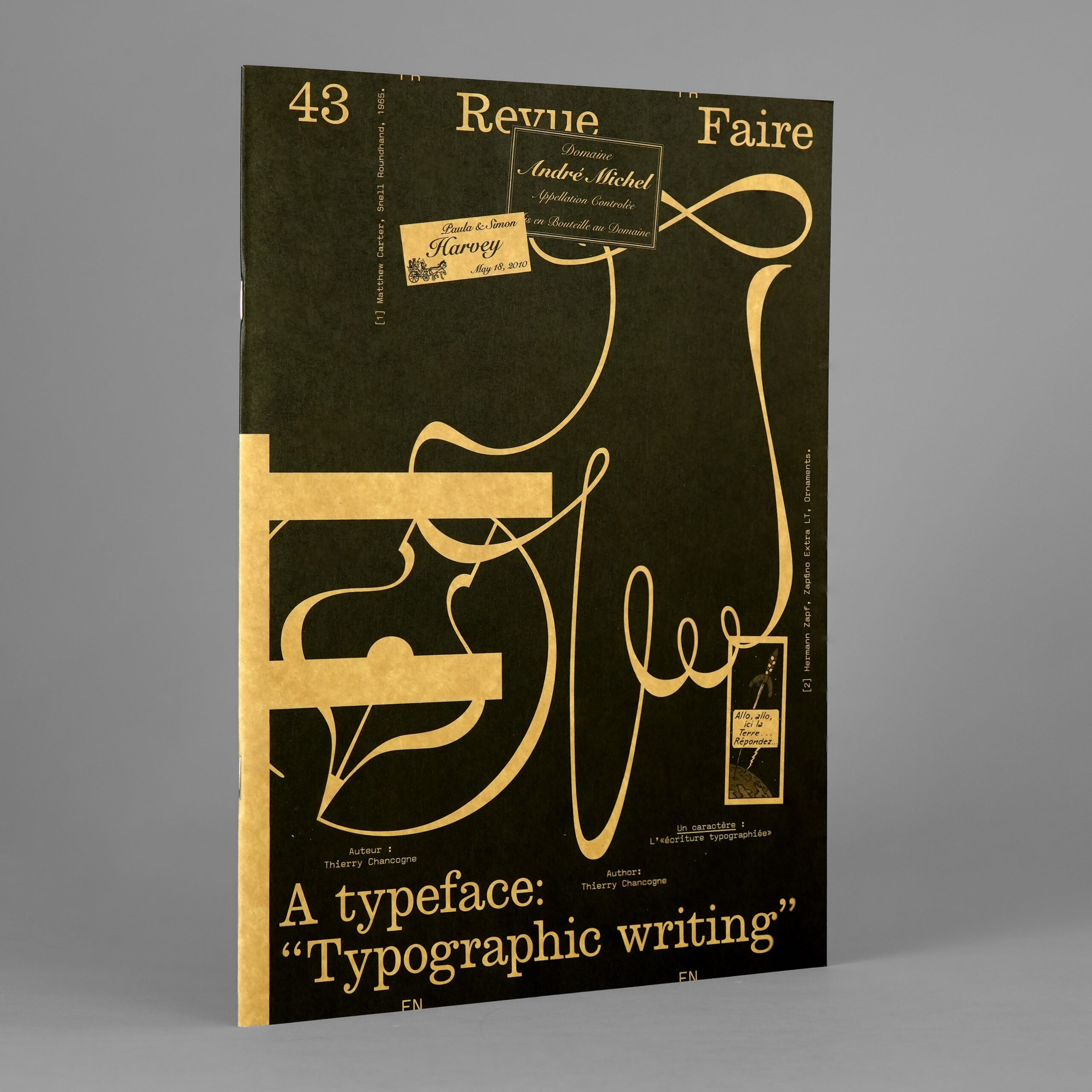 Revue Faire — no. 43: A Typeface: Typographic Writing