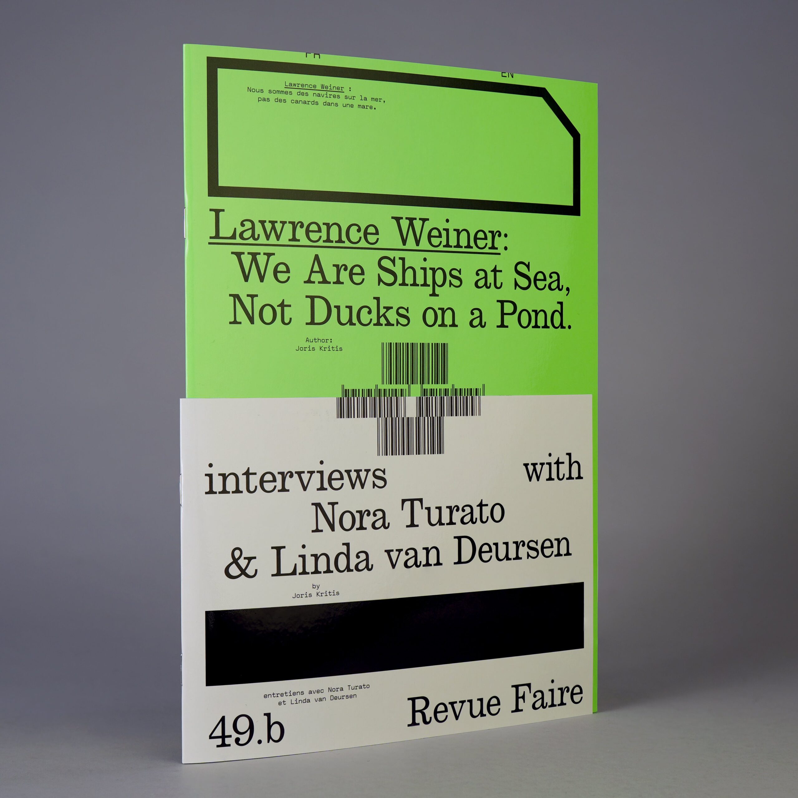Revue Faire — no. 49 a/b (Lawrence Weiner)