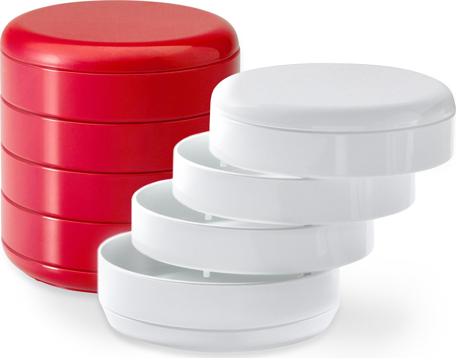 Rexite Multiplor Rotating Desk Organizer – White