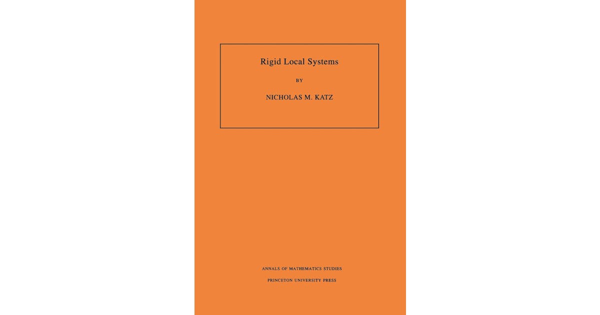 Rigid Local Systems (AM-139), Volume 139