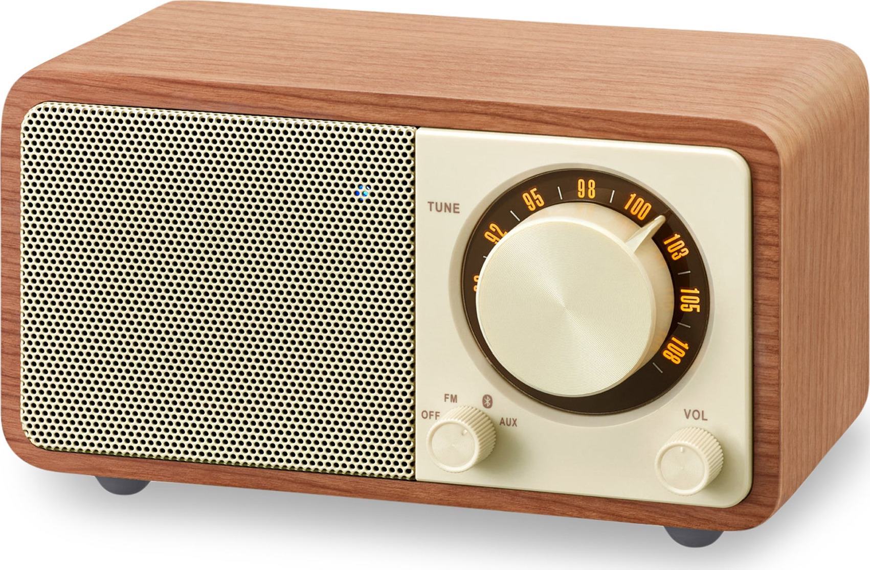 Sangean WR-7WL Bluetooth Speaker / FM Wooden Cabinet Radio