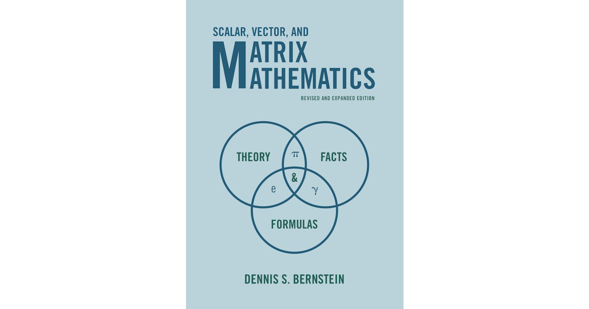 Scalar, Vector, and Matrix Mathematics: Theory, Facts, and Formulas cover