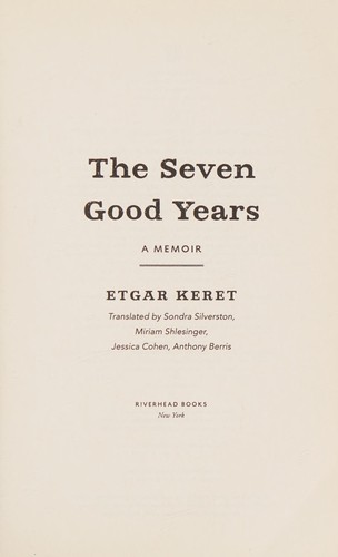 Seven Good Years: A Memoir cover
