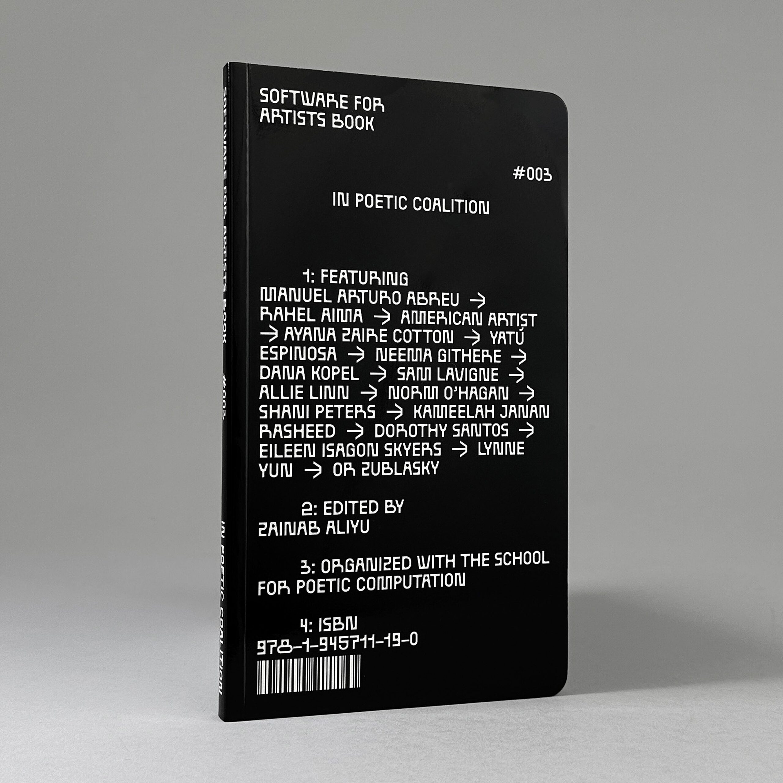 Software for Artists Book: School(s) for Poetic Computation