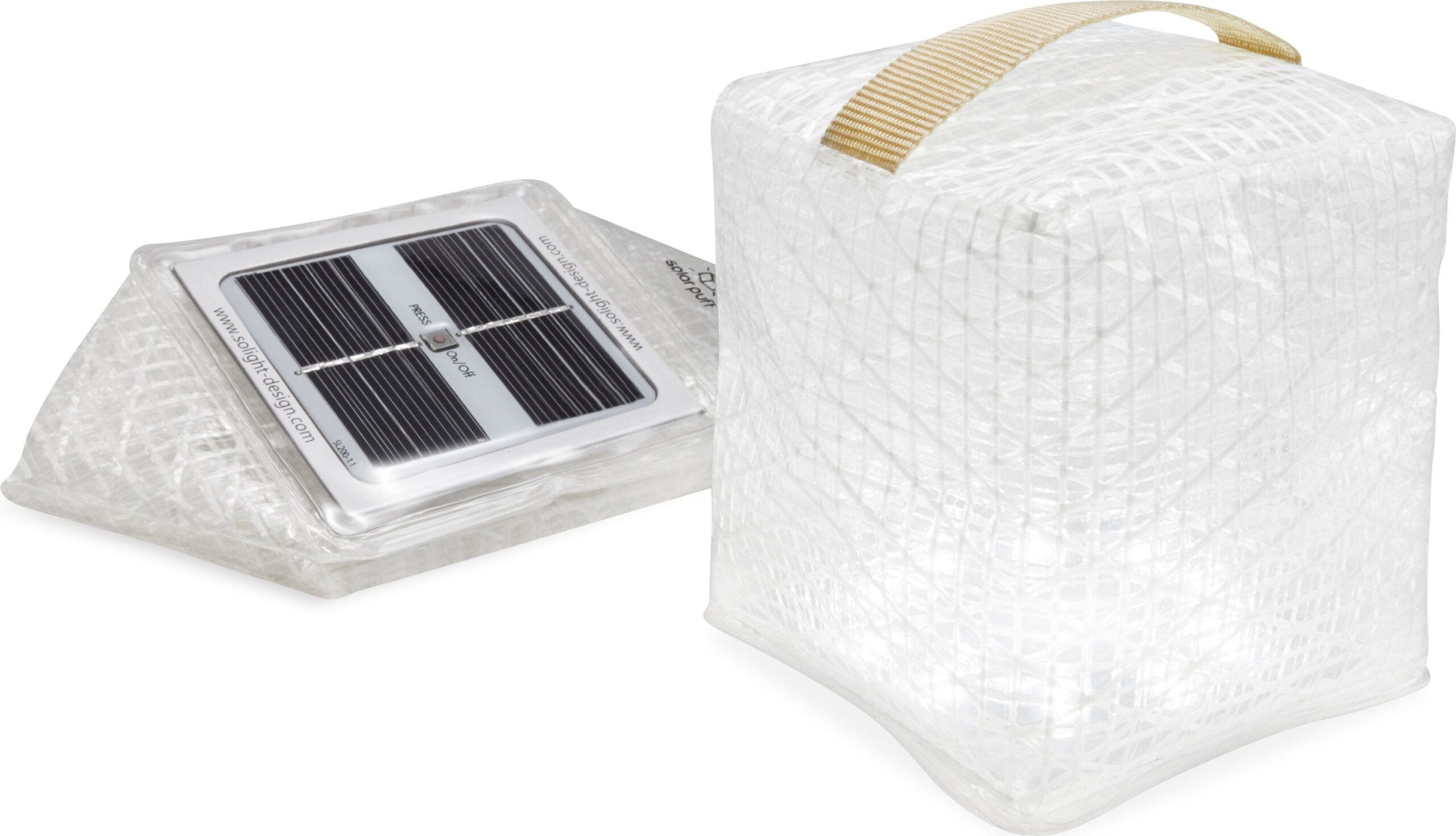 SolarPuff Outdoor Lamp – White