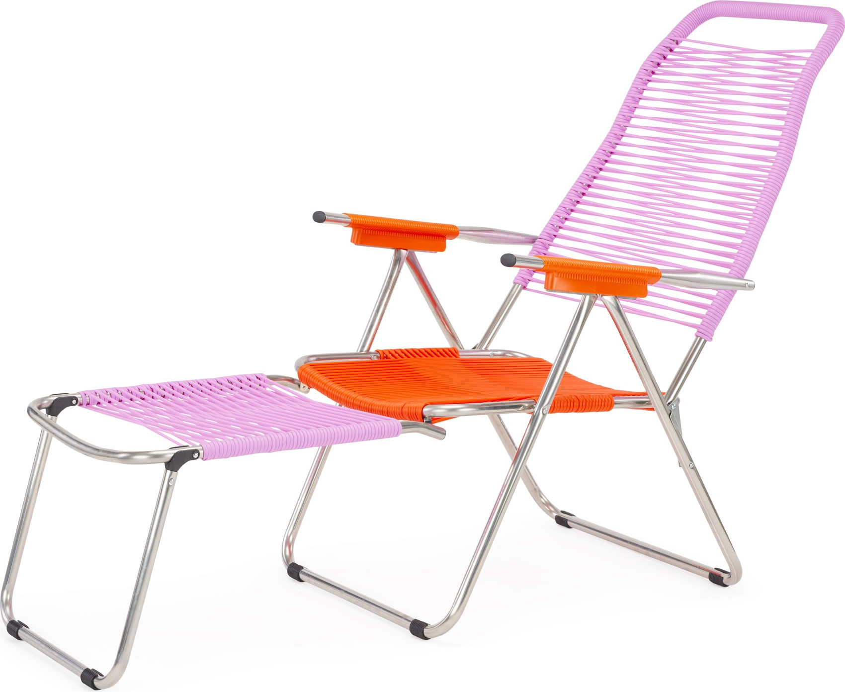 Spaghetti Outdoor Lounge Chair – Pink/ Orange
