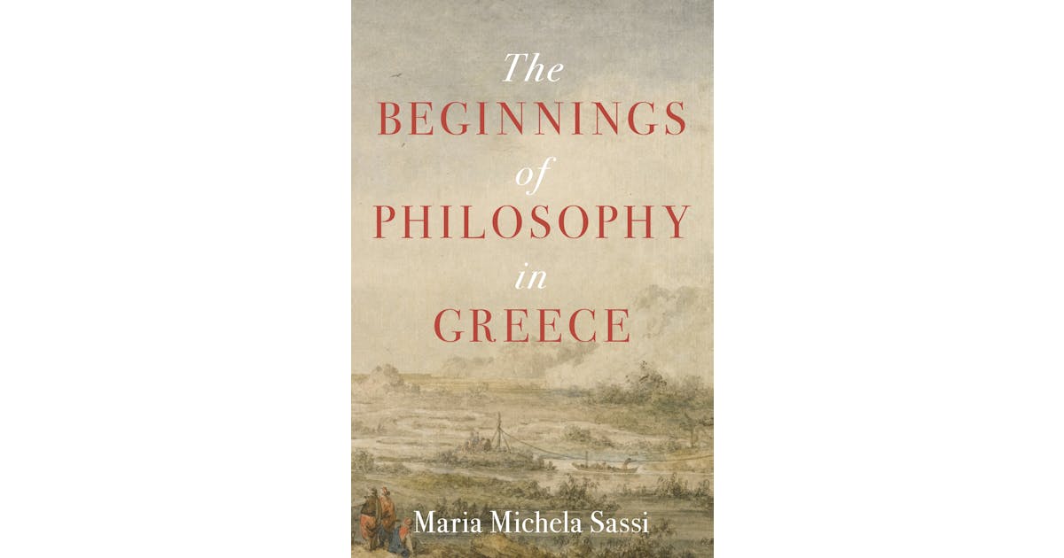 The Beginnings of Philosophy in Greece cover