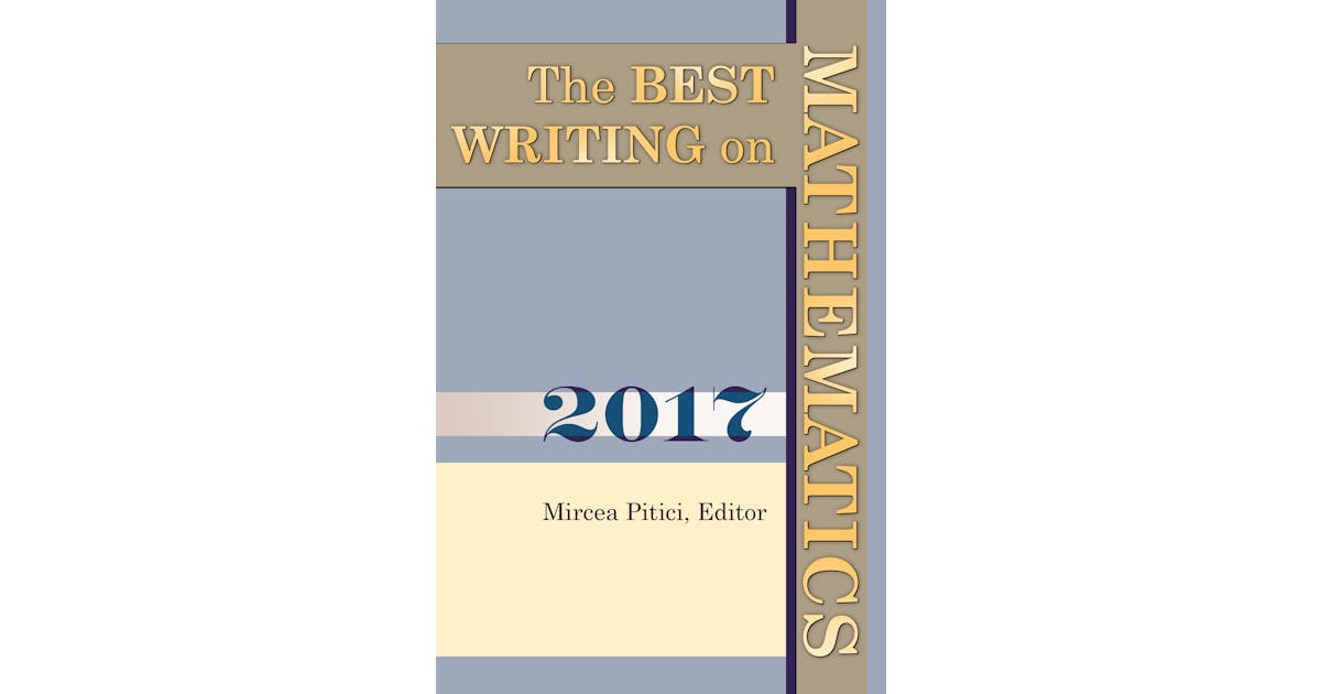 The Best Writing on Mathematics 2017 cover
