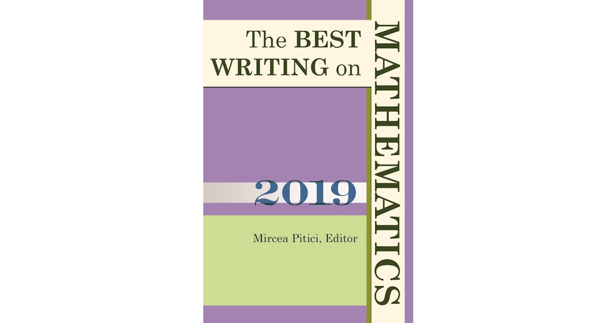 The Best Writing on Mathematics 2019 cover