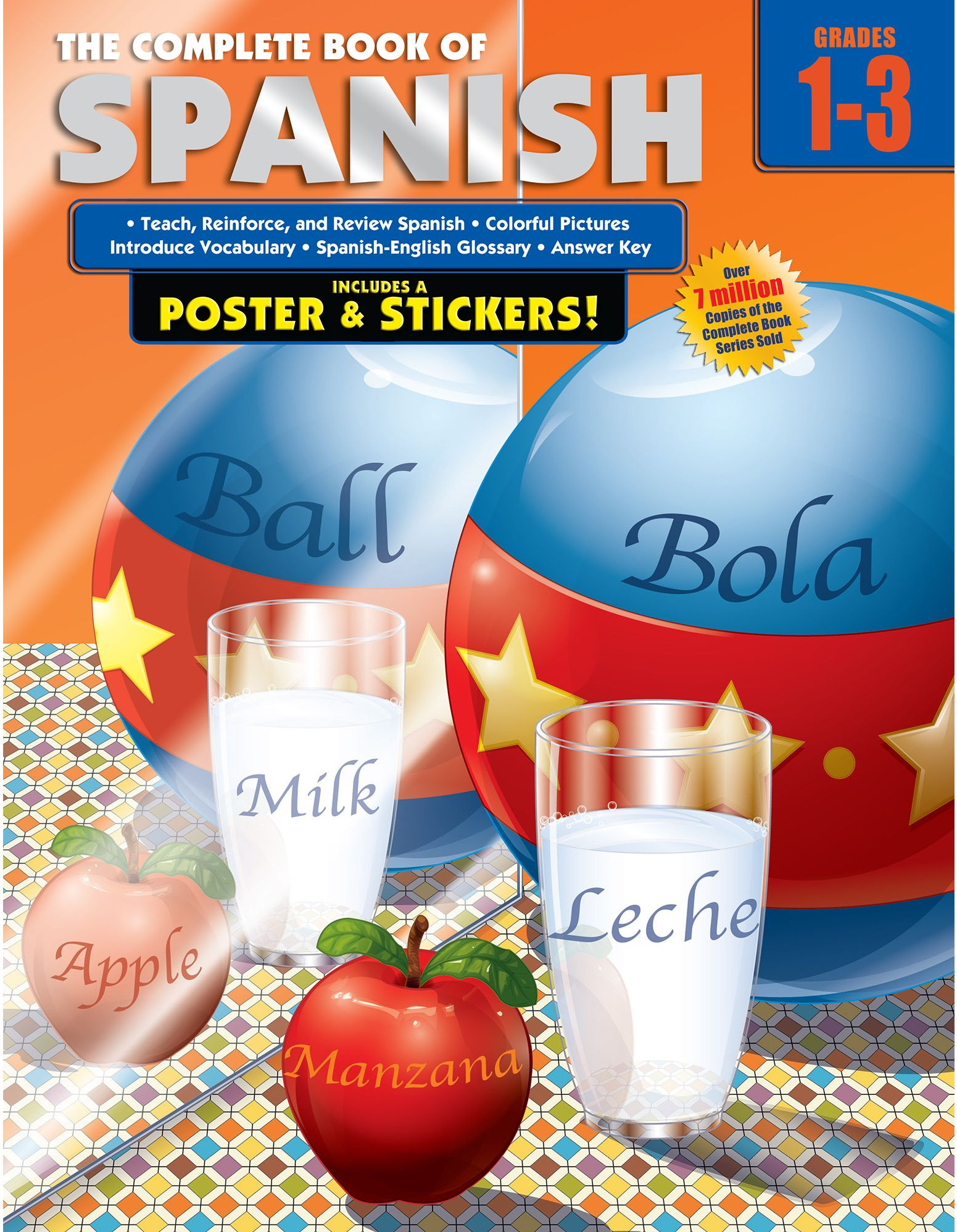 The Complete Book of Spanish, Grades 1-3 cover