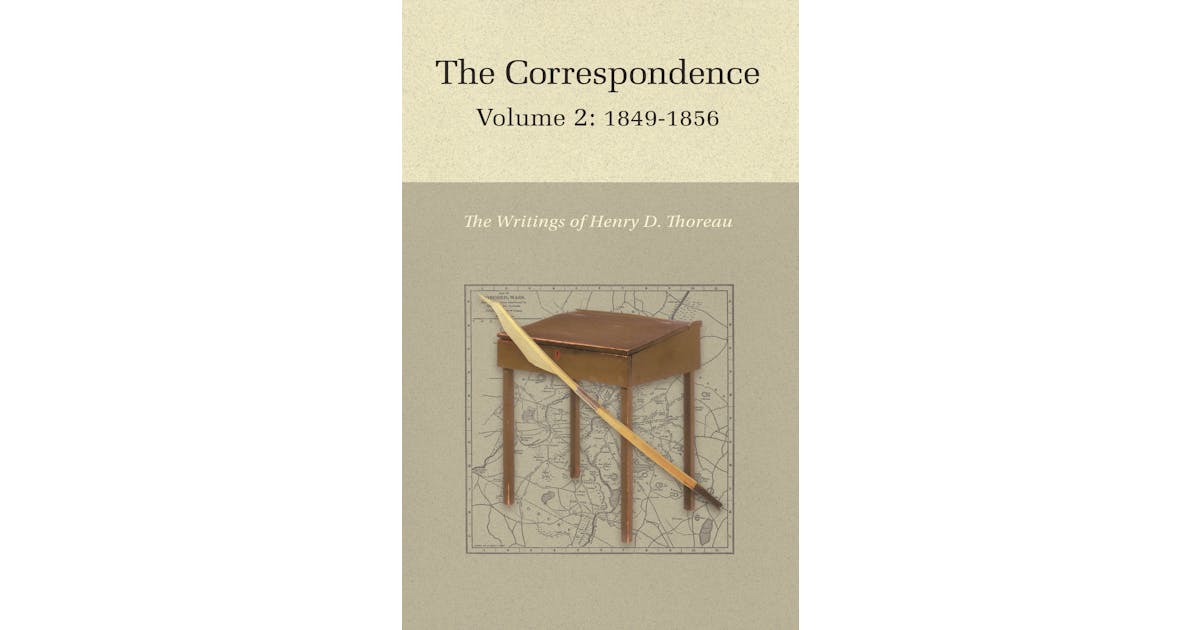 The Correspondence of Henry D. Thoreau: Volume 2: 1849-1856 cover