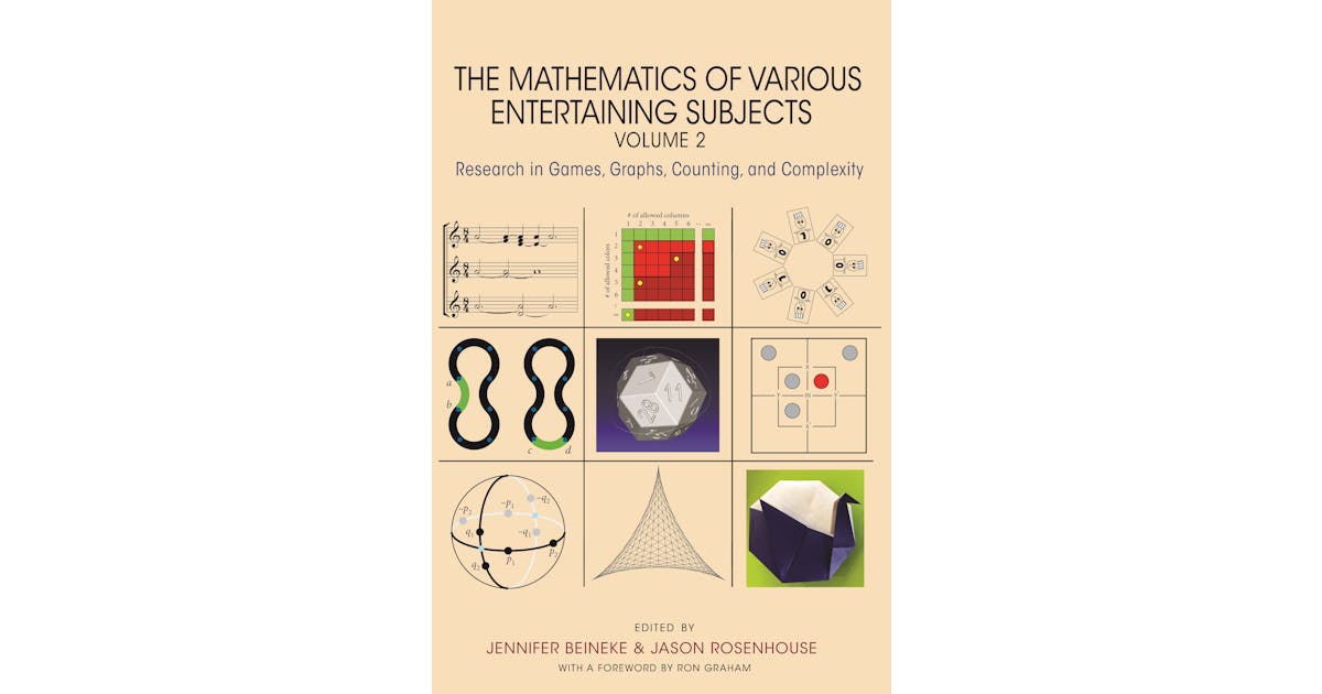 The Mathematics of Various Entertaining Subjects: Research in Games, Graphs, Counting, and Complexity, Volume 2 cover