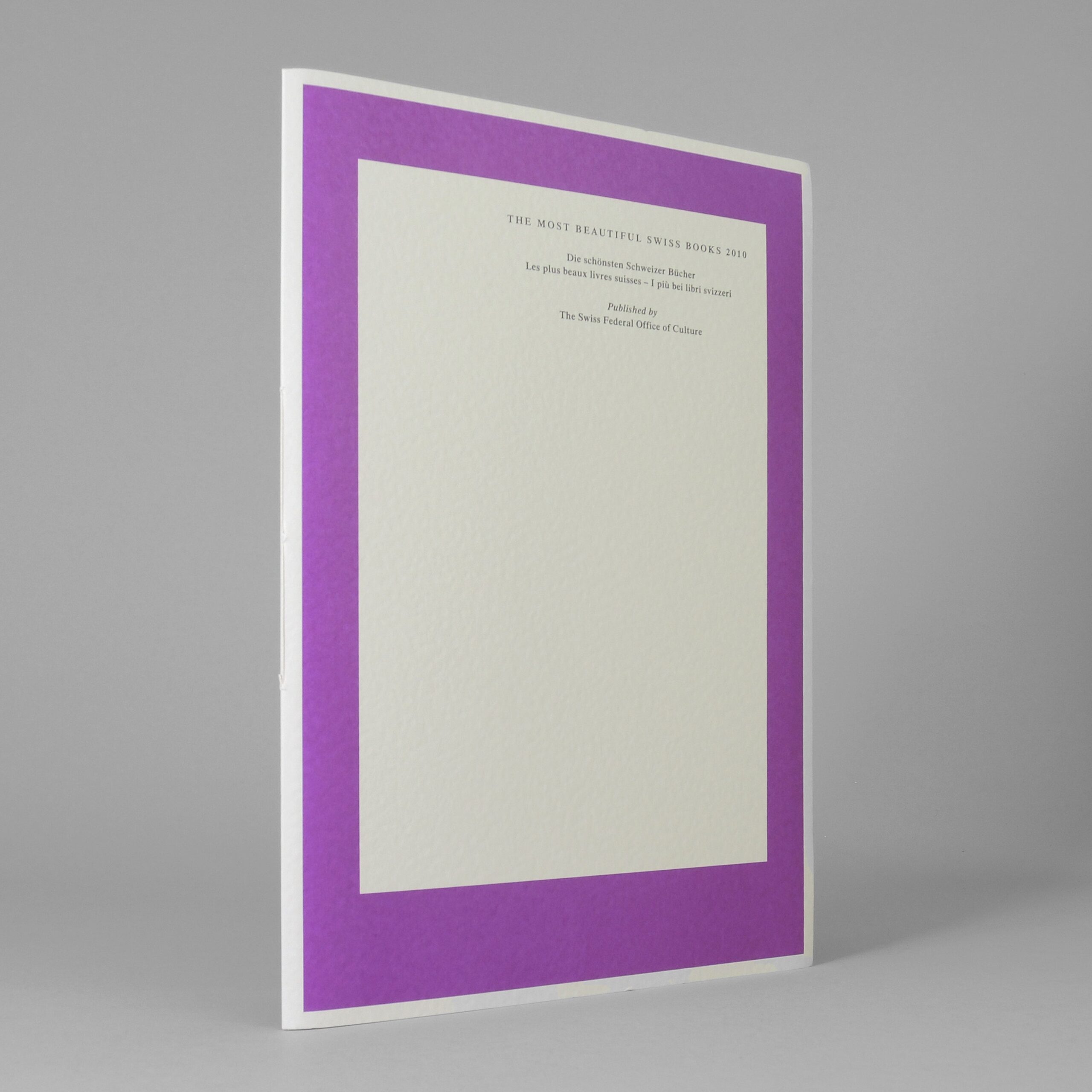 The Most Beautiful Swiss Books 2010