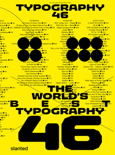 The World’s Best Typography, Typography 46 cover