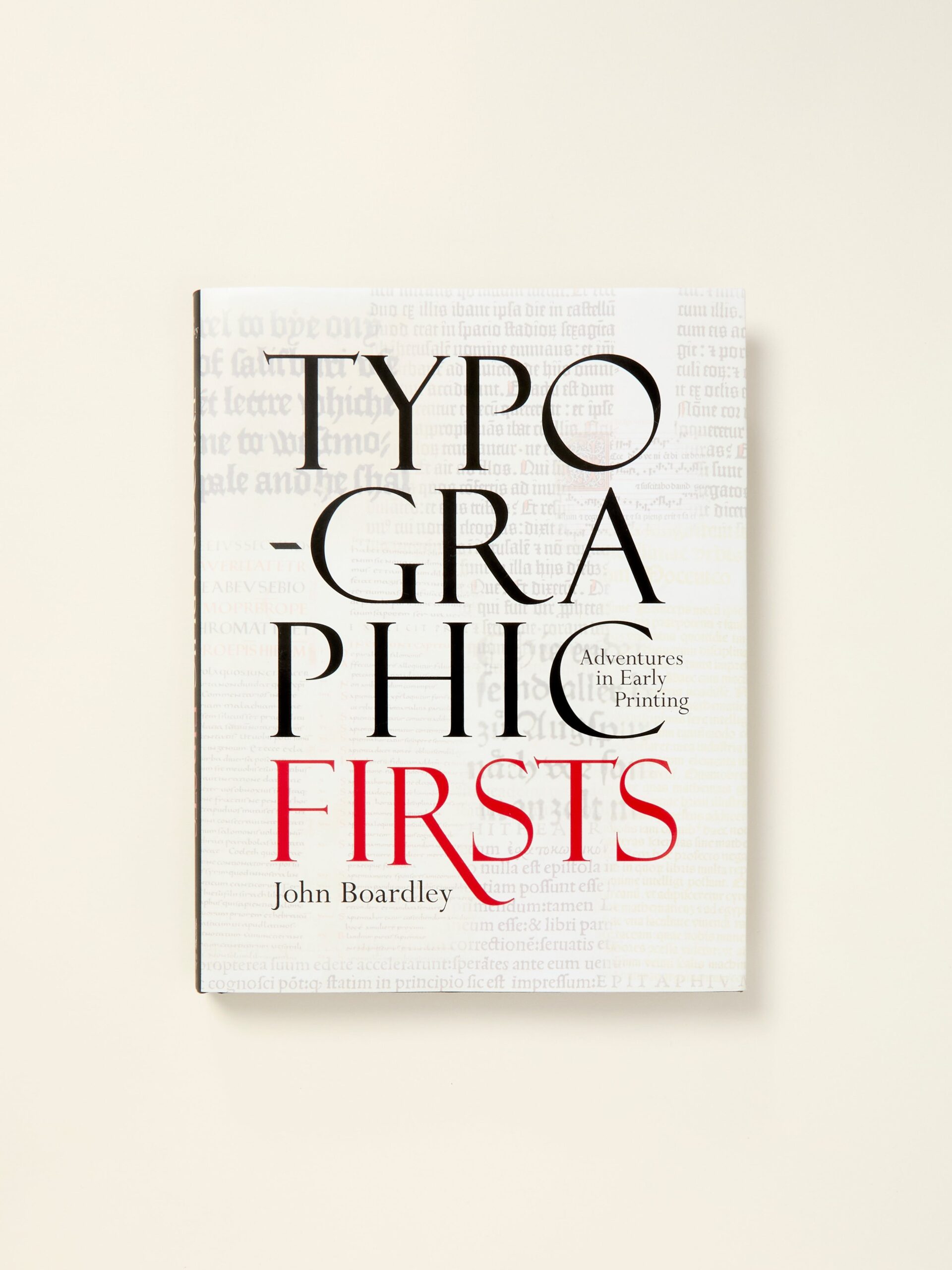 Typographic Firsts