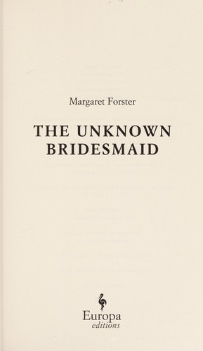 Unknown Bridesmaid cover