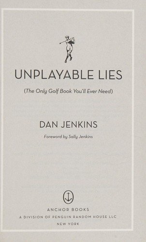 Unplayable Lies: Golf Stories cover