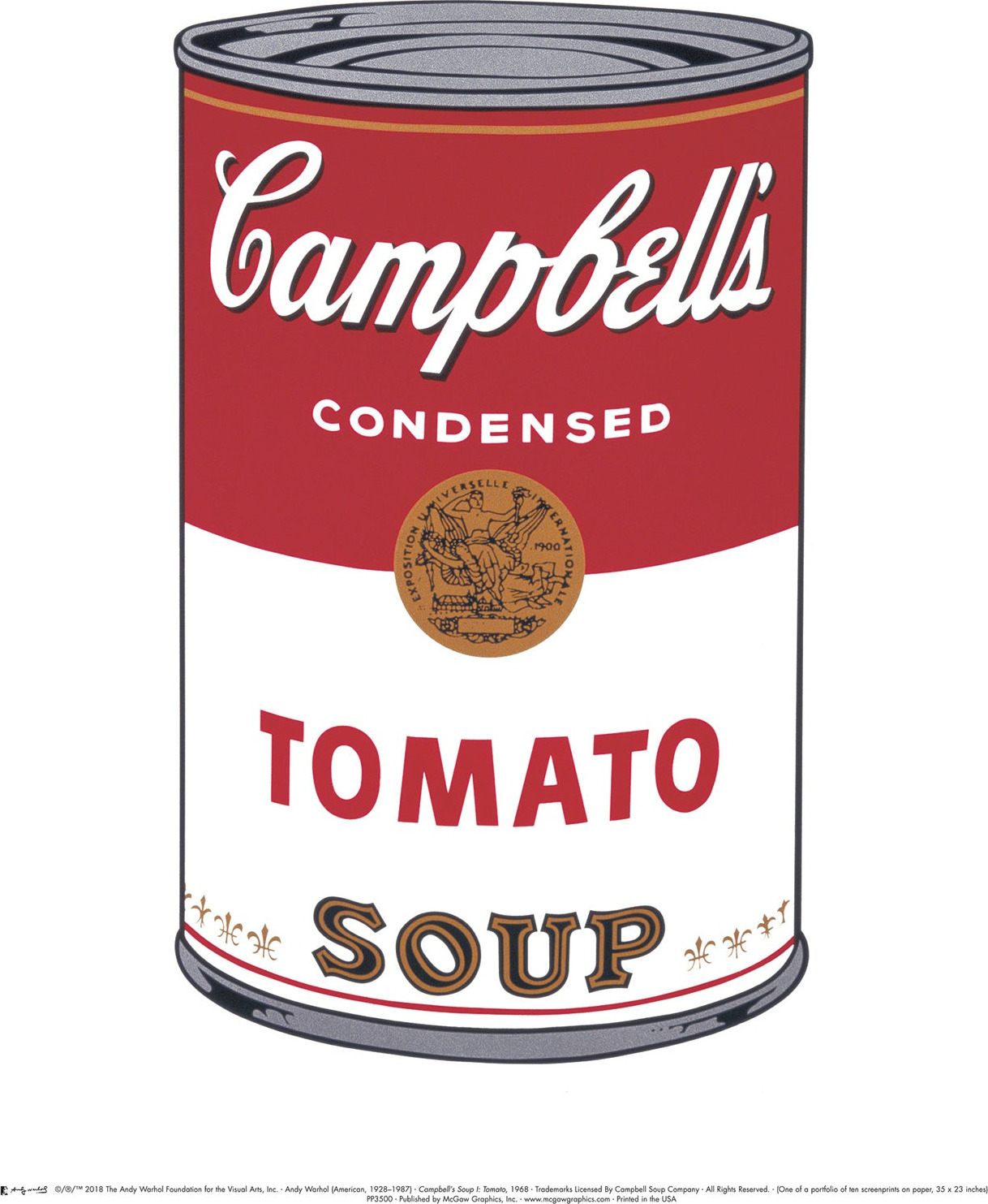 Warhol: Untitled from Campbell’s Soup Print