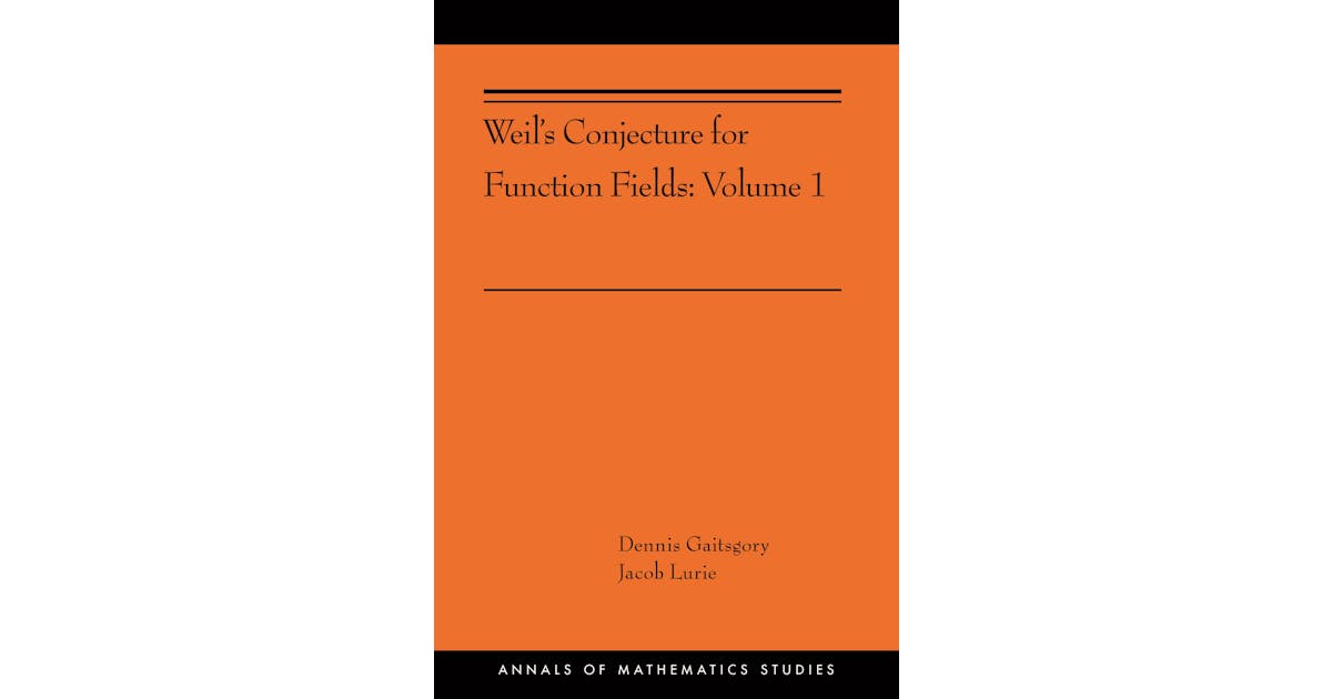Weil’s Conjecture for Function Fields: Volume I cover