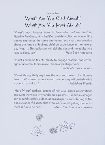 What Are You Glad About? What Are You Mad About?: Poems for When a Person Needs a Poem cover