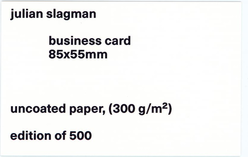 business card