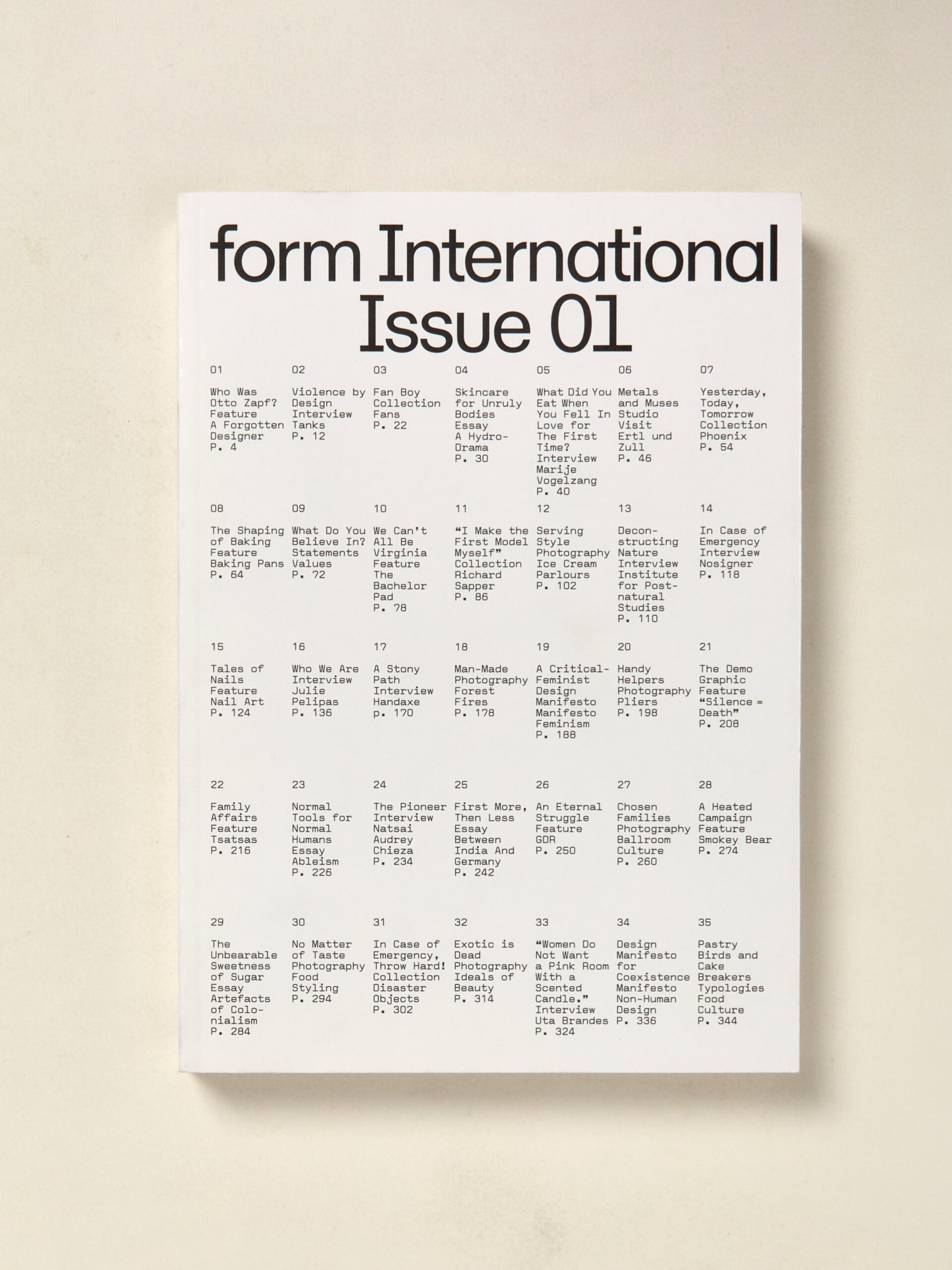 form International: Issue 01