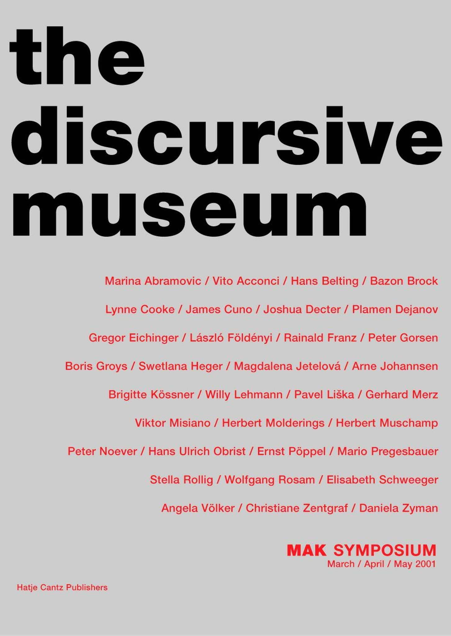 the discursive museum
